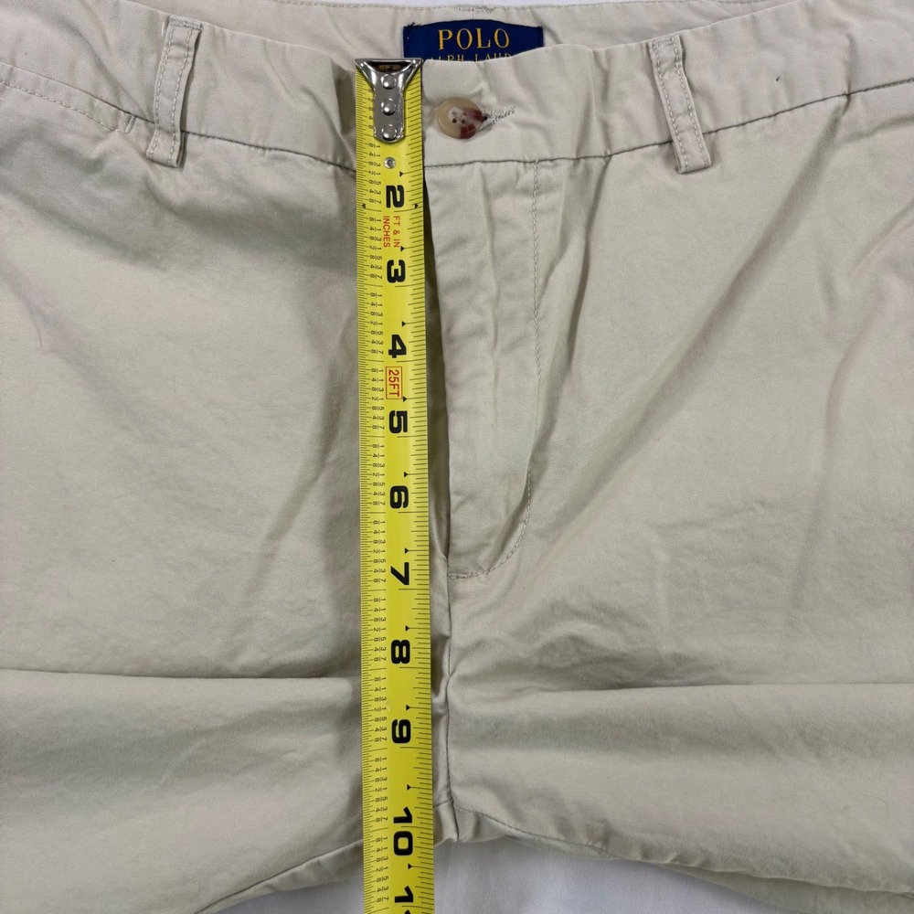 Polo Ralph Lauren Chino Pants Boys 20 Tan Cotton Classic Preppy Khaki - Picture 9 of 11